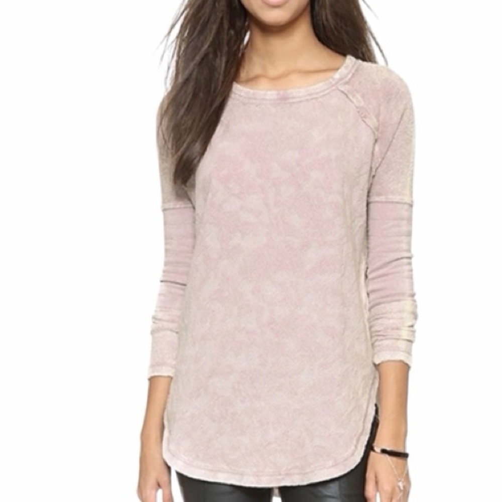 Free People Blush Long Sleeve Tunic